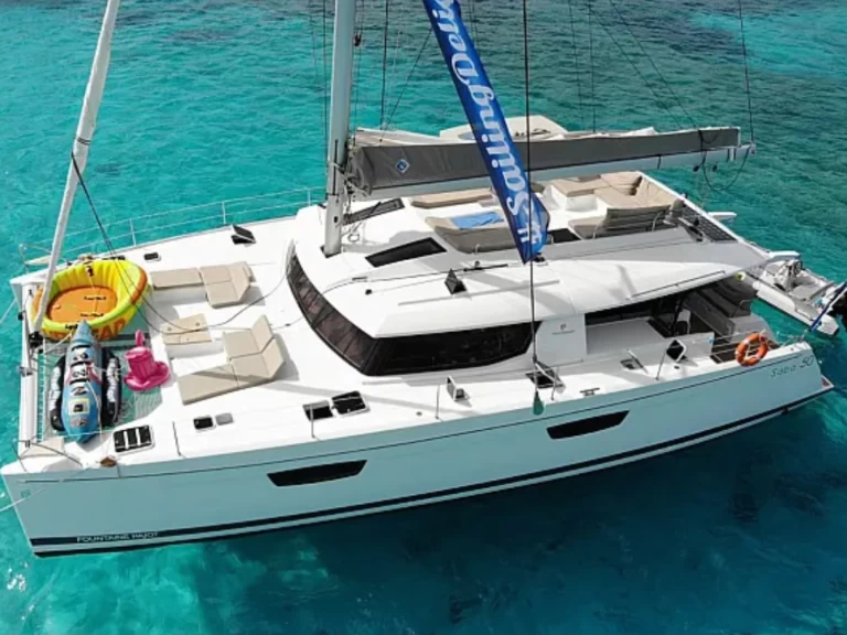 Wynajem Katamaran w Lefkáda - Fountaine Pajot Saba 50