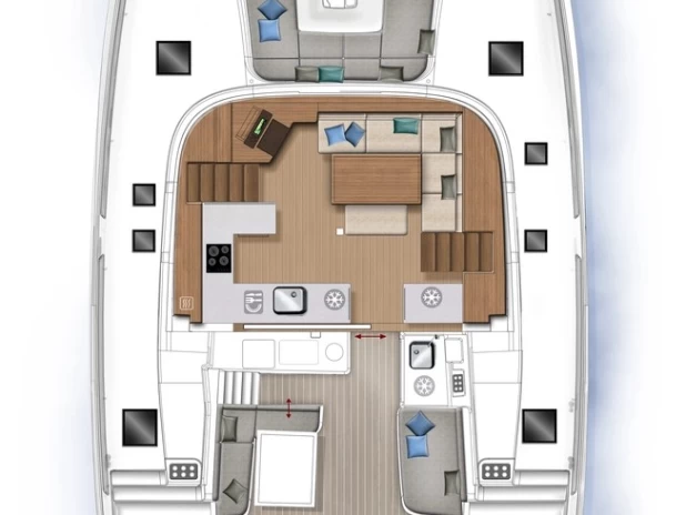 Wynajem Katamaran Lagoon z patentem 