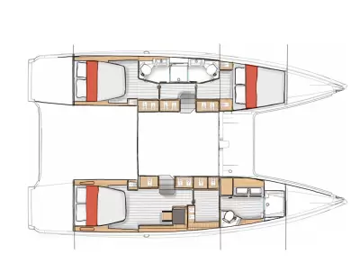 Wynajem Katamaran w Canet-en-Roussillon - Excess Excess 13