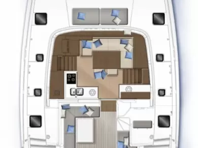 Wynajem łodzi Bas du Fort tanio Lagoon 40