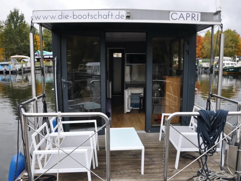 Wynajem Barka Hausboot z patentem 