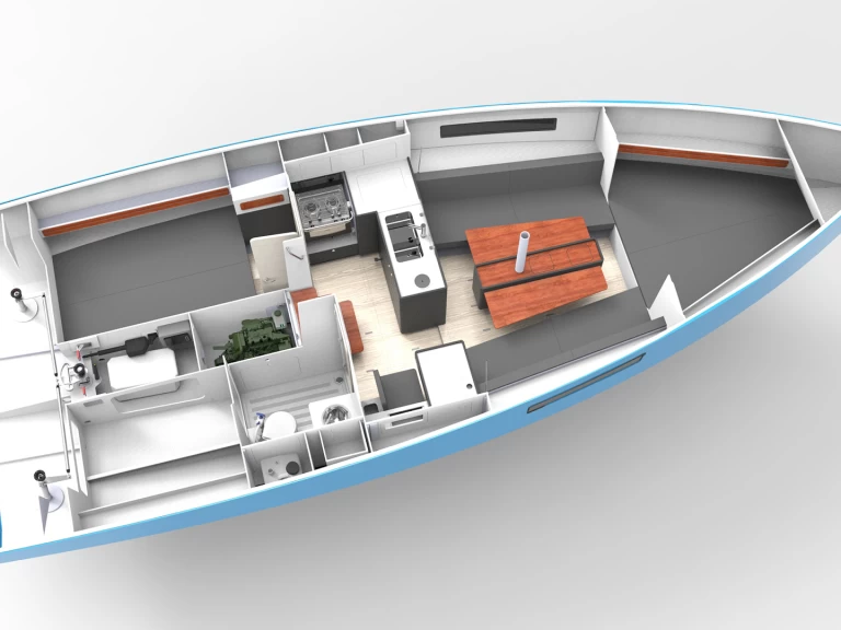 Wynajem Żaglowiec w La Trinité-sur-Mer - RM RM 9.70 BIQUILLE