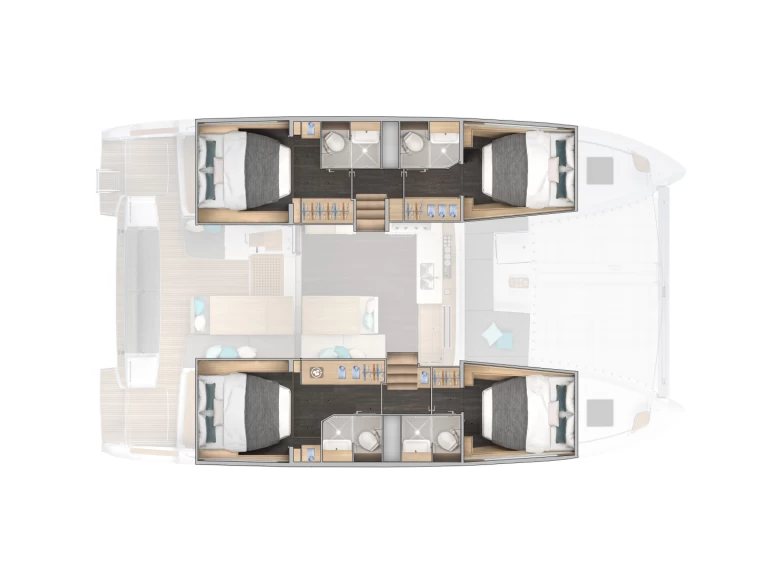 Wynajmij Katamaran z lub bez skippera Lagoon w Capo d'Orlando