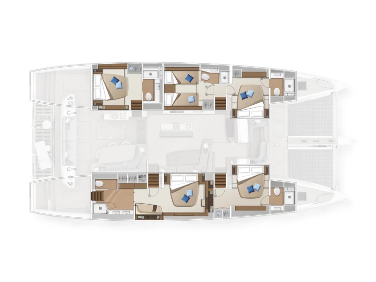 Wynajem Katamaran Lagoon z patentem 