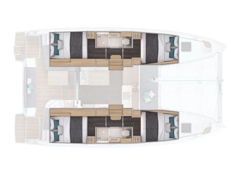 Wynajmij Katamaran z lub bez skippera Lagoon w Furnari