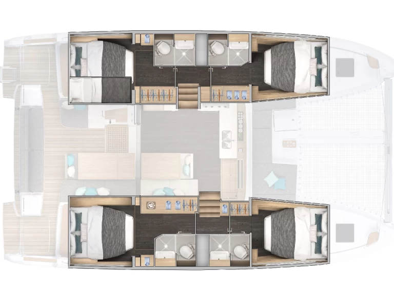 Wynajmij Lagoon Lagoon 43 w Trapani