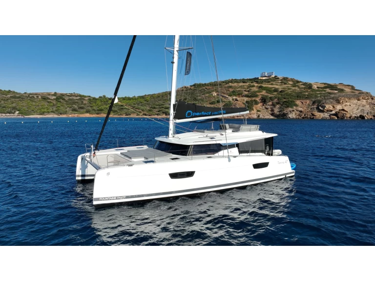 Fountaine Pajot Fountaine Pajot 47 TANNA LUX (GEN,AC,WATERMAKER) między profesjonalistami a osobami prywatnymi w Lefkáda