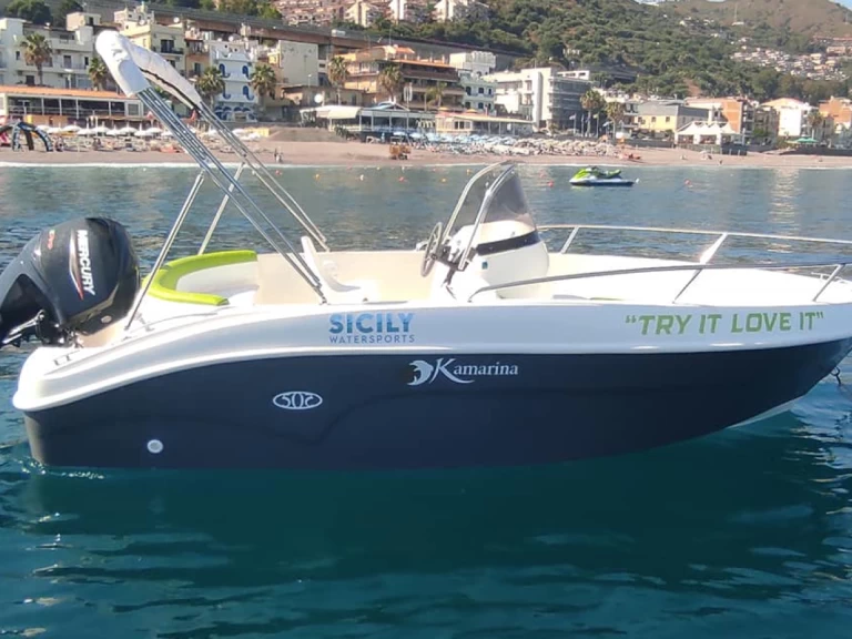 Wynajem Motorówka Kamarina z patentem 