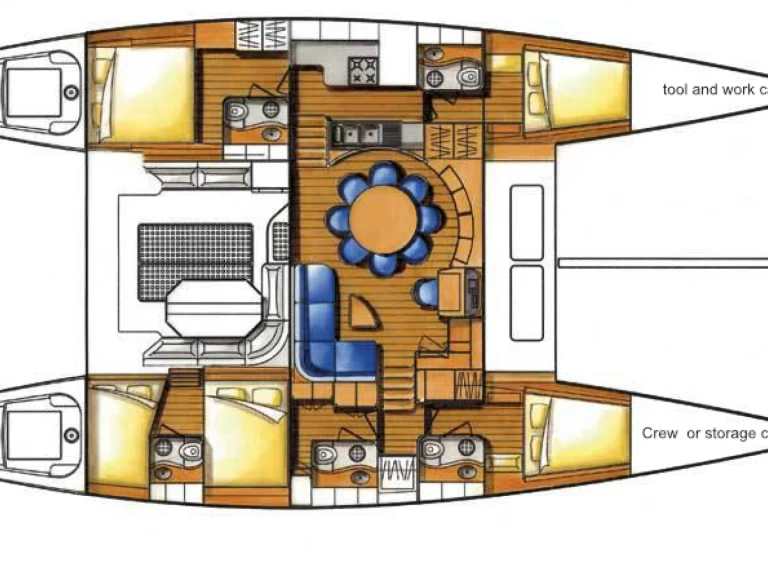 Wynajmij Katamaran z lub bez skippera Lagoon w Papeete