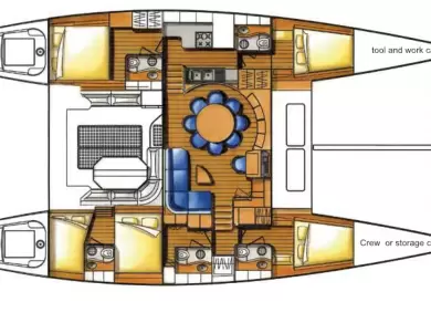Wynajmij Katamaran z lub bez skippera Lagoon w Papeete
