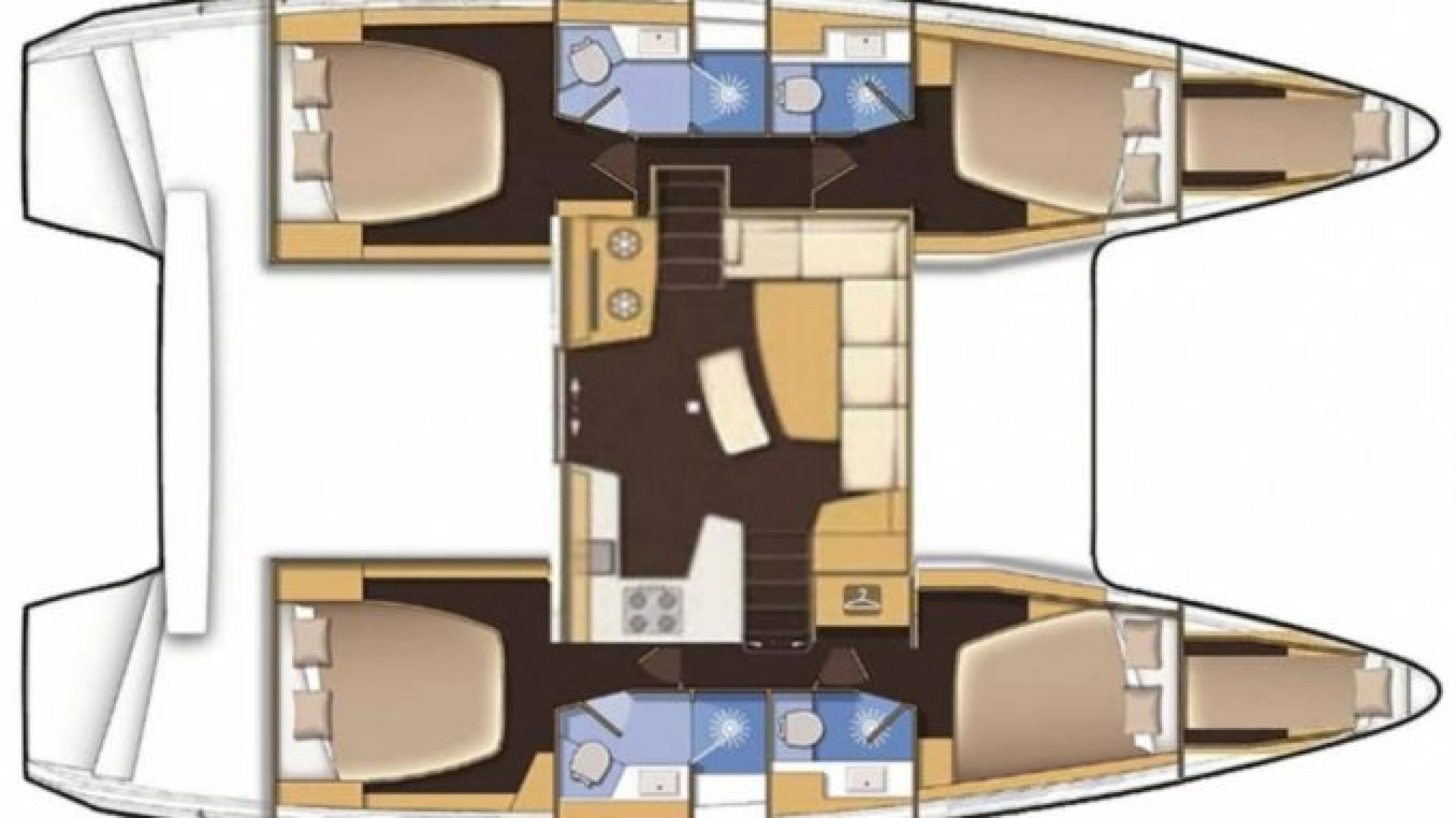 Wynajem Katamaran Lagoon z patentem 