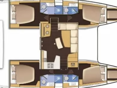 Wynajem Katamaran Lagoon z patentem 