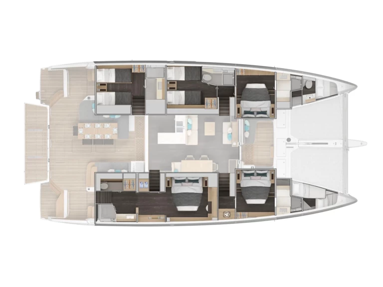 Wynajem Katamaran w Cugnana Verde - Lagoon Lagoon 60