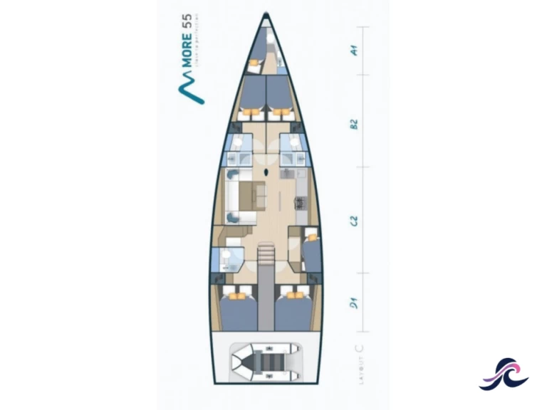 Wynajmij Żaglowiec z lub bez skippera More Boats w Donji Seget