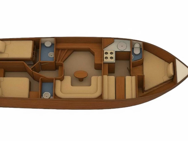 Wynajem łodzi Waren (Müritz) tanio Aqua Yacht 1200