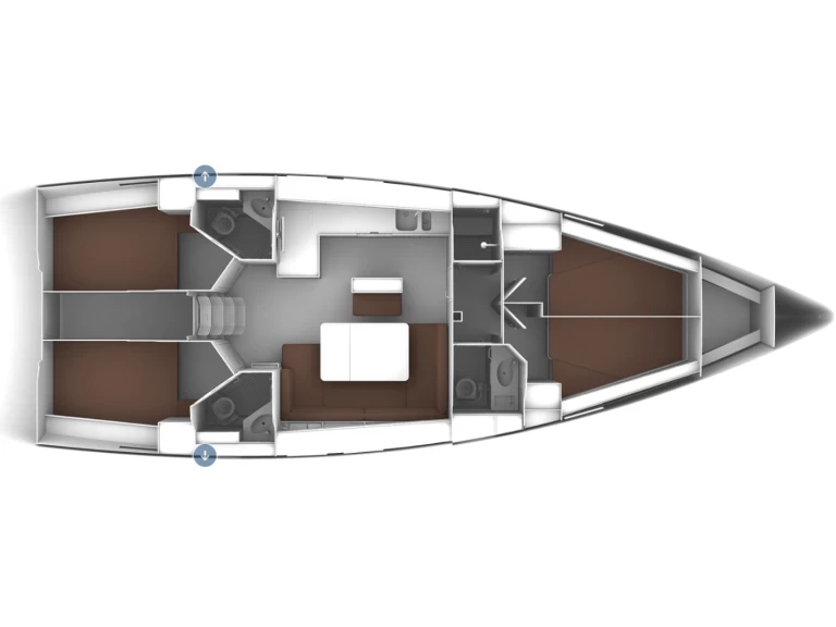 Bavaria Bavaria Cruiser 46[G] między profesjonalistami a osobami prywatnymi w Harstad
