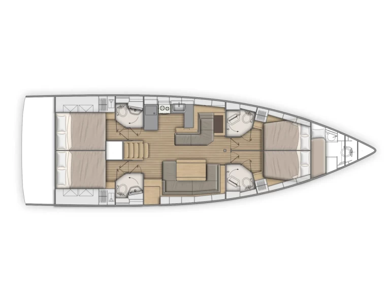 Bénéteau Oceanis 51.1 między profesjonalistami a osobami prywatnymi w Primosten