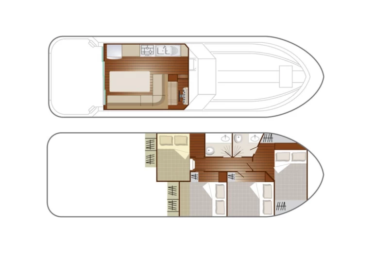 Wynajem łodzi Nicols Yacht Confort Family 6-10 p. w Sablé-sur-Sarthe na SamBoat 