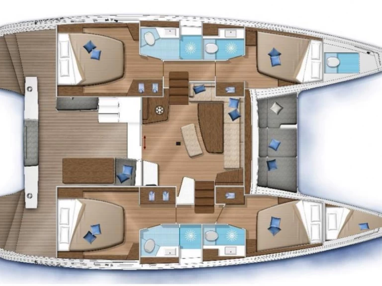 Wynajmij Katamaran z lub bez skippera Lagoon w Alimos