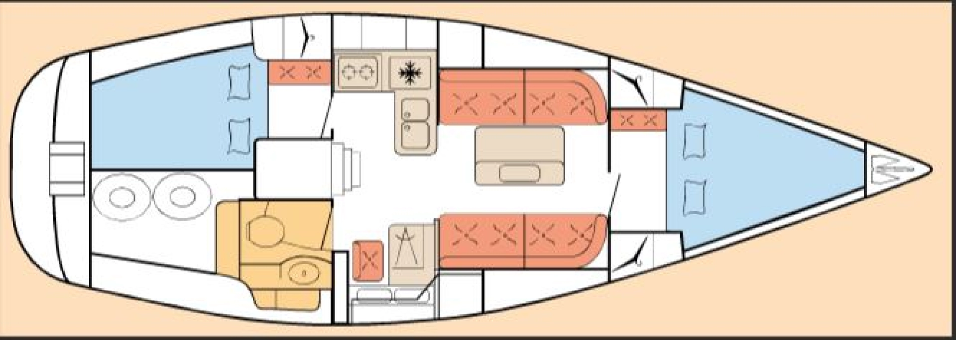Wynajem Żaglowiec w Pointe-à-Pitre - Dufour Dufour 34