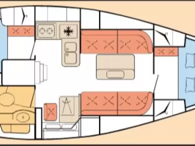 Wynajem Żaglowiec w Pointe-à-Pitre - Dufour Dufour 34