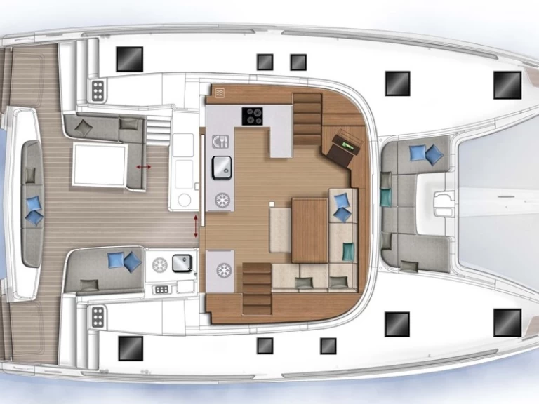 Wynajem Katamaran Lagoon z patentem 