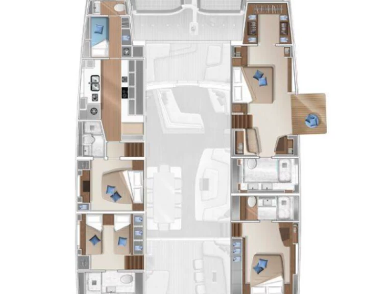 Wynajem łodzi Lagoon Lagoon 77 w Ajaccio na SamBoat 