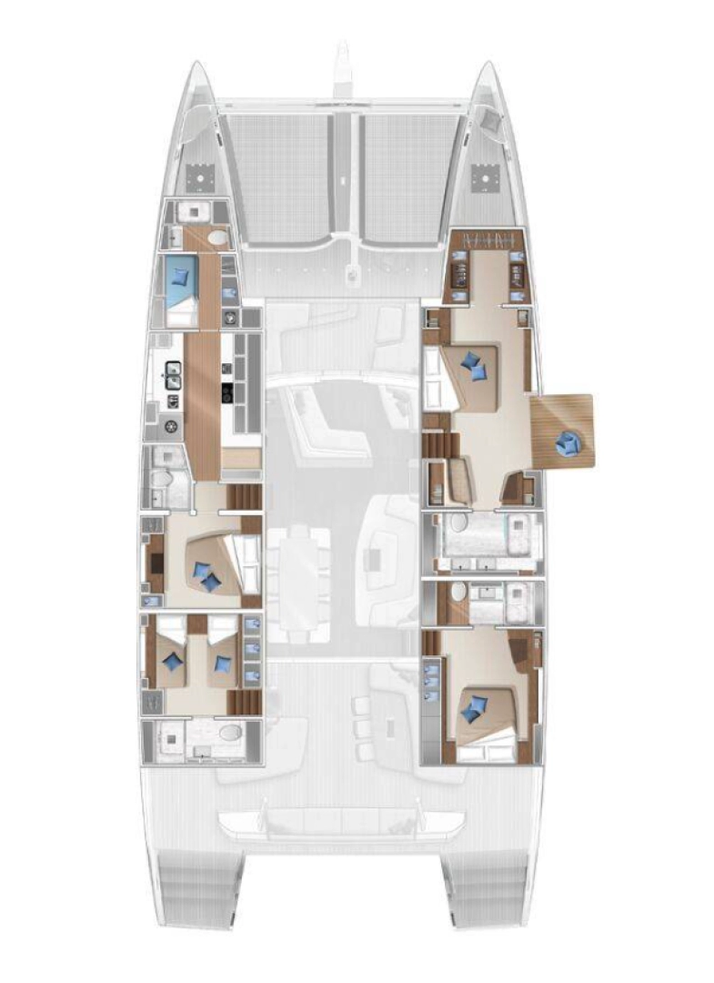 Wynajem łodzi Lagoon Lagoon 77 w Ajaccio na SamBoat 