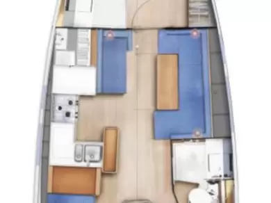 Wynajem łodzi Jeanneau Sun Odyssey 410 w Gouvia na SamBoat 