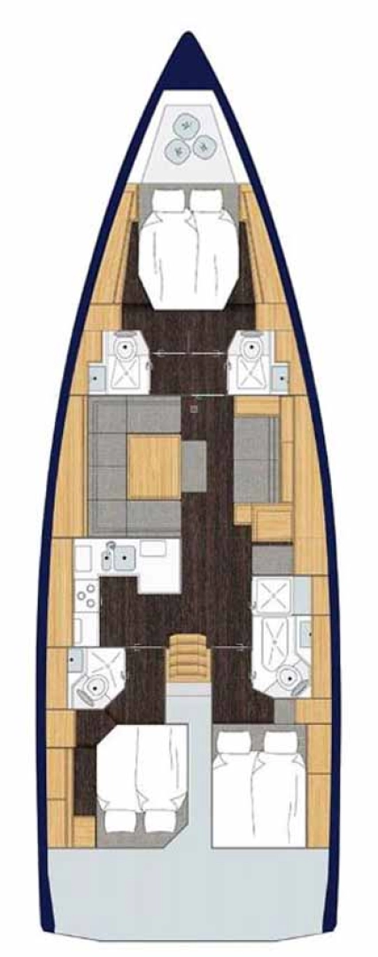 Wynajem łodzi Bavaria Bavaria C45 Holiday w Murter-Kornati na SamBoat 