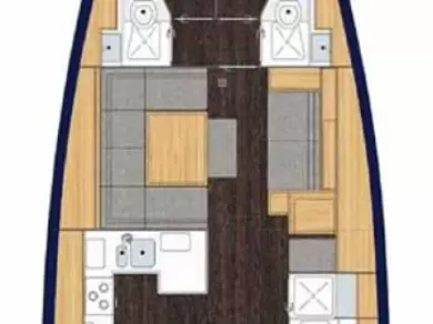 Wynajem łodzi Bavaria Bavaria C45 Holiday w Murter-Kornati na SamBoat 