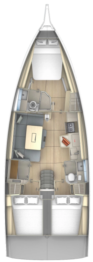 Wynajem łodzi Dufour Dufour 41 w Trogir na SamBoat 