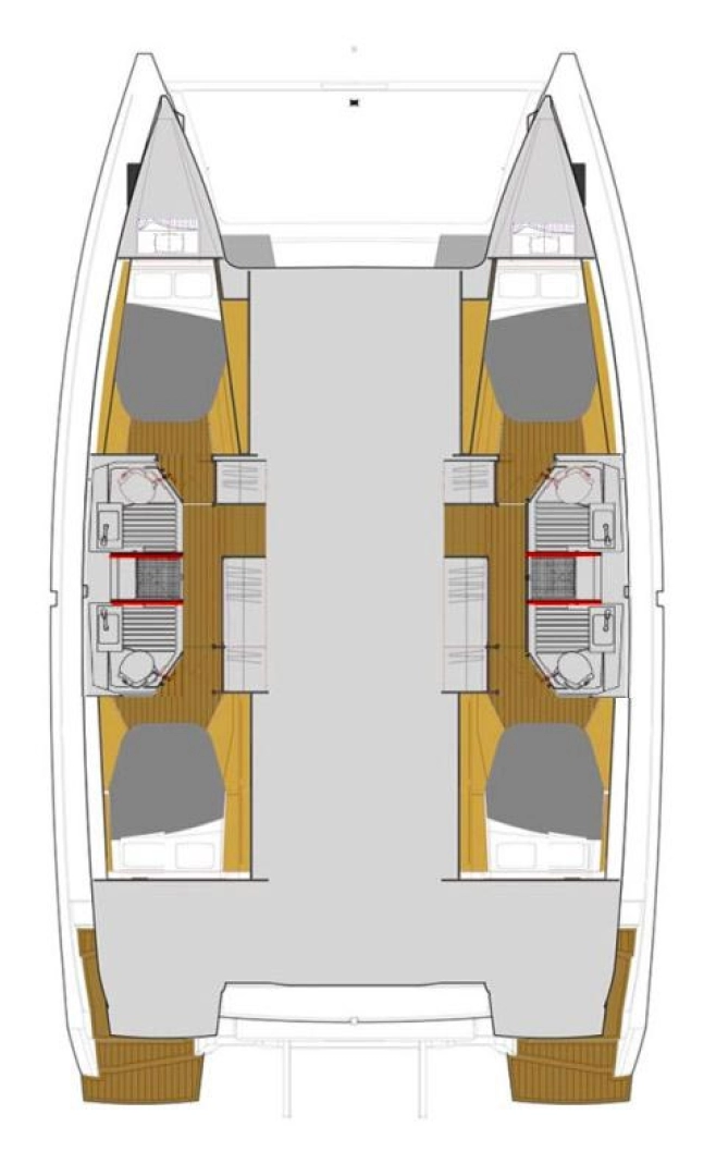 Wynajem Katamaran w Trogir - Fountaine Pajot Astrea 42