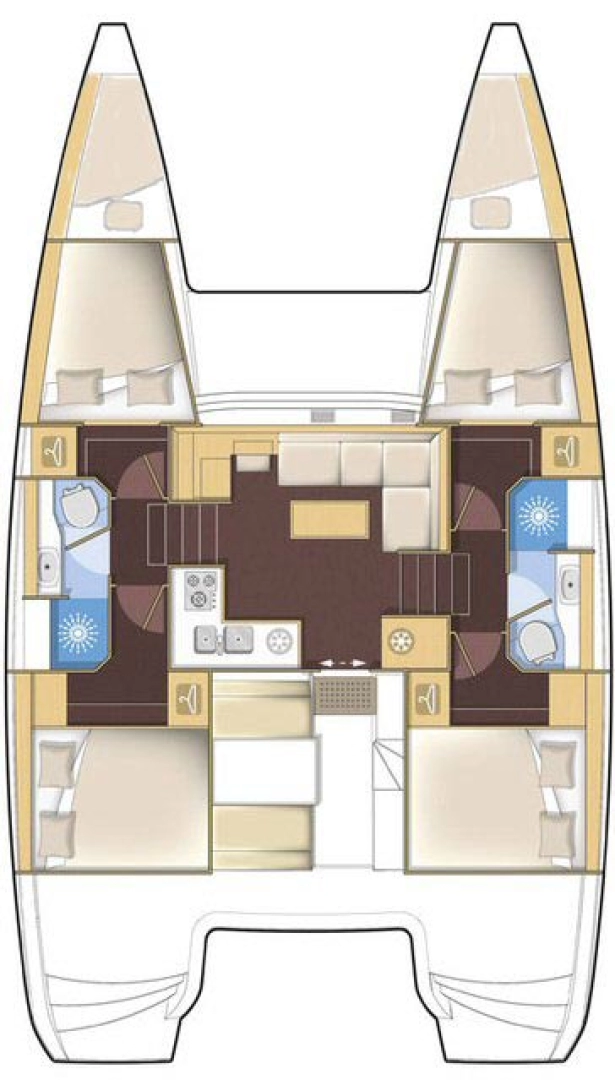 Wynajmij Katamaran z lub bez skippera Lagoon w Sibenik