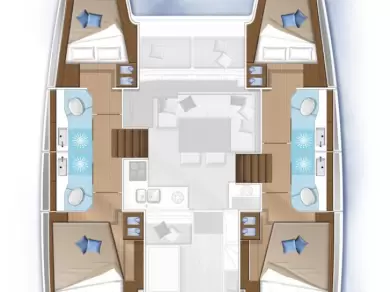 Wynajem w Gouvia- Lagoon Lagoon 40 na SamBoat