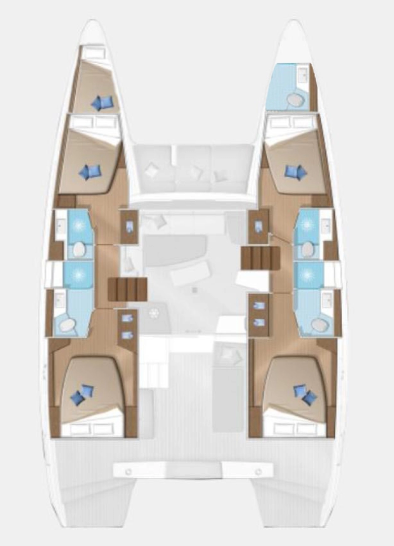 Wynajem łodzi Lagoon Lagoon 42 w Tropea na SamBoat 