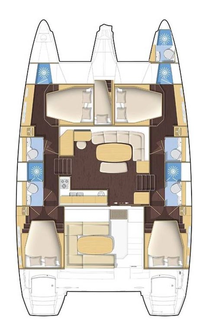 Wynajmij Lagoon Lagoon 421 w Sibenik