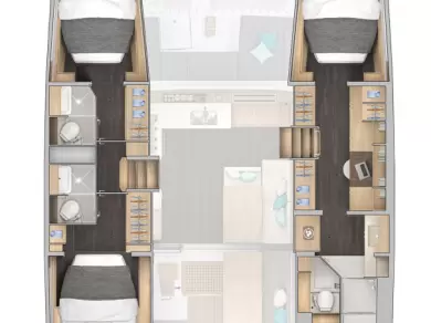 Wynajem łodzi Sibenik tanio Lagoon 43