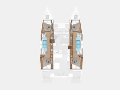 Wynajem w Sant Antoni de Portmany- Lagoon Lagoon 46 na SamBoat