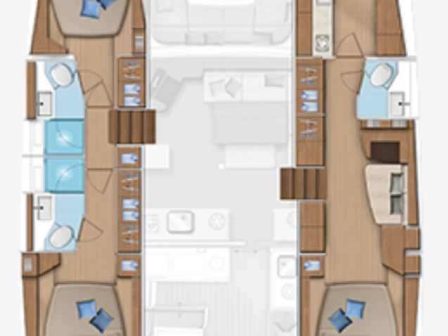 Wynajmij Lagoon Lagoon 46 w Portocolom