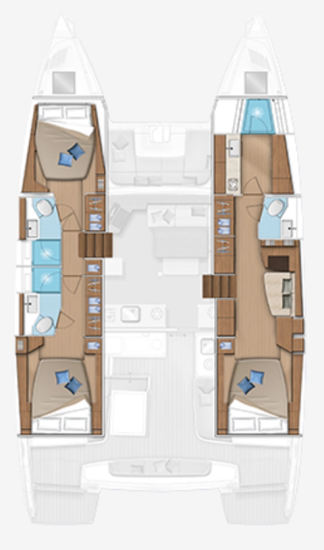 Wynajmij Lagoon Lagoon 46 w Portocolom