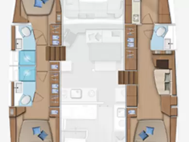 Wynajmij Lagoon Lagoon 46 w Portocolom