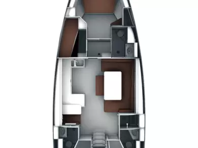 Bavaria Cruiser 51 między profesjonalistami a osobami prywatnymi w Elliniko