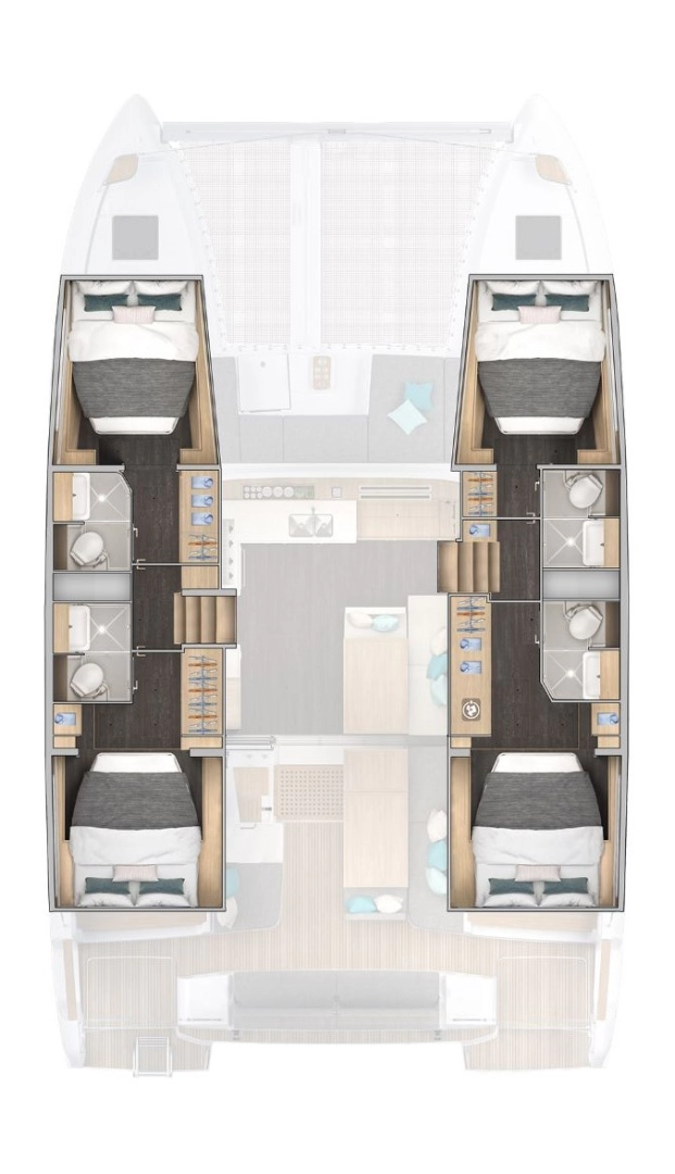 Wynajem Katamaran w Palma de Mallorca - Lagoon Lagoon 43