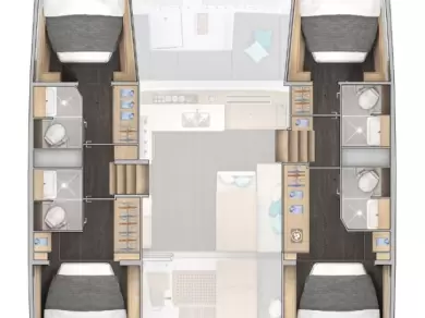 Wynajem Katamaran w Palma de Mallorca - Lagoon Lagoon 43