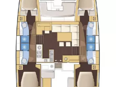 Wynajem Katamaran Lagoon z patentem 