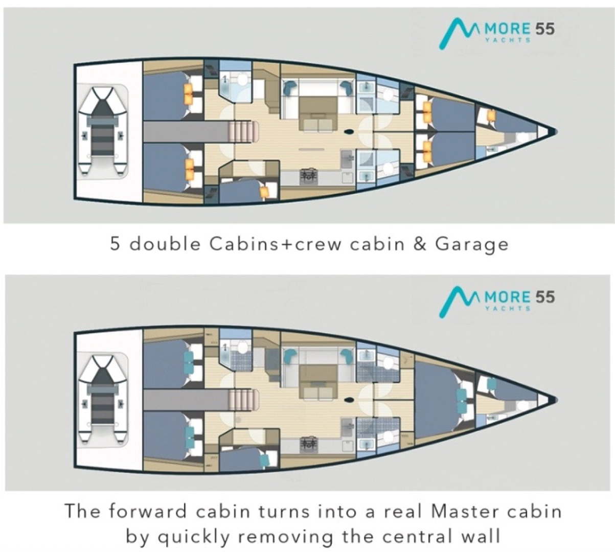 More Boats More 55 między profesjonalistami a osobami prywatnymi w Donji Seget