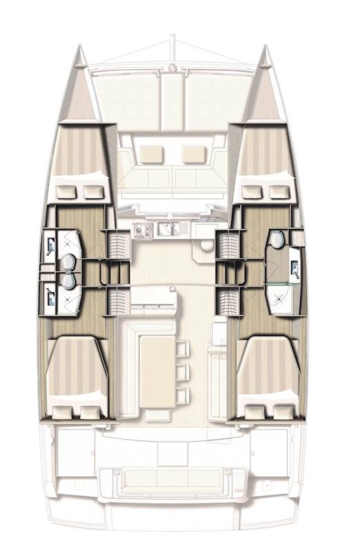 Wynajmij Katamaran z lub bez skippera Bali w Pula