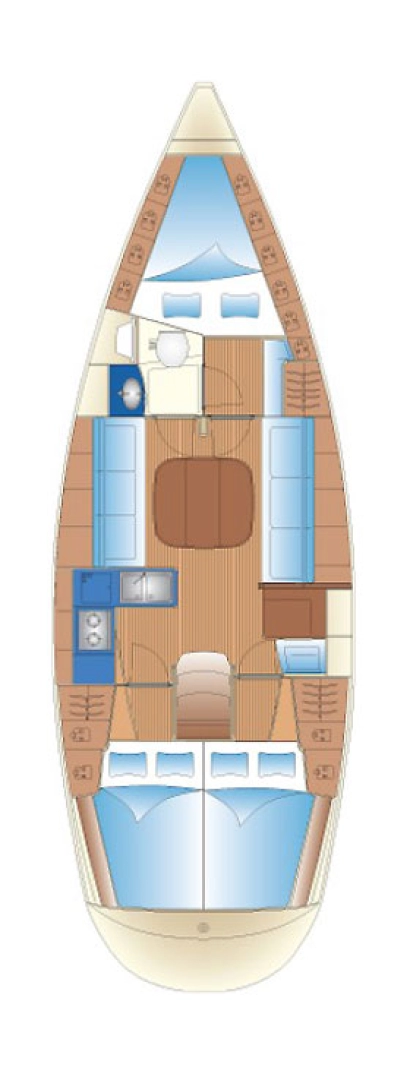 Wynajem Żaglowiec Bavaria z patentem 