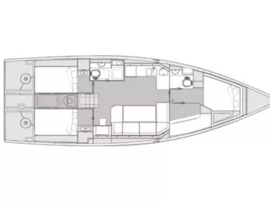 Wynajmij Elan Impression 45 w Biograd na Moru